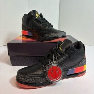 Air Jordan 3 Retro SP Black Rainbow Size 9.5 Men’s